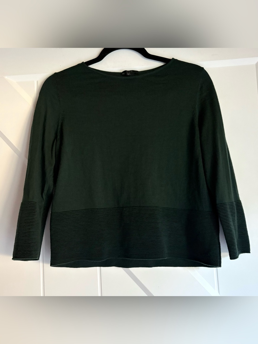 COS Green Long Sleeve Top XS